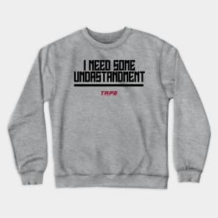 Undastandment Black Crewneck Sweatshirt